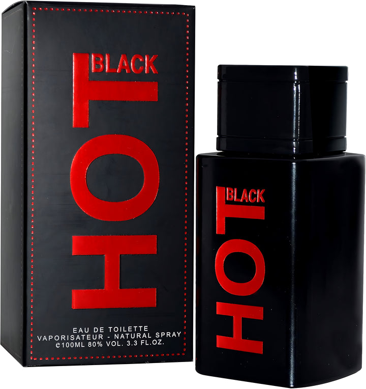 Shaikh Saeed Bernard Dimitri HOT BLACK EDT for Men – Long-Lasting Fragrance, 100ml