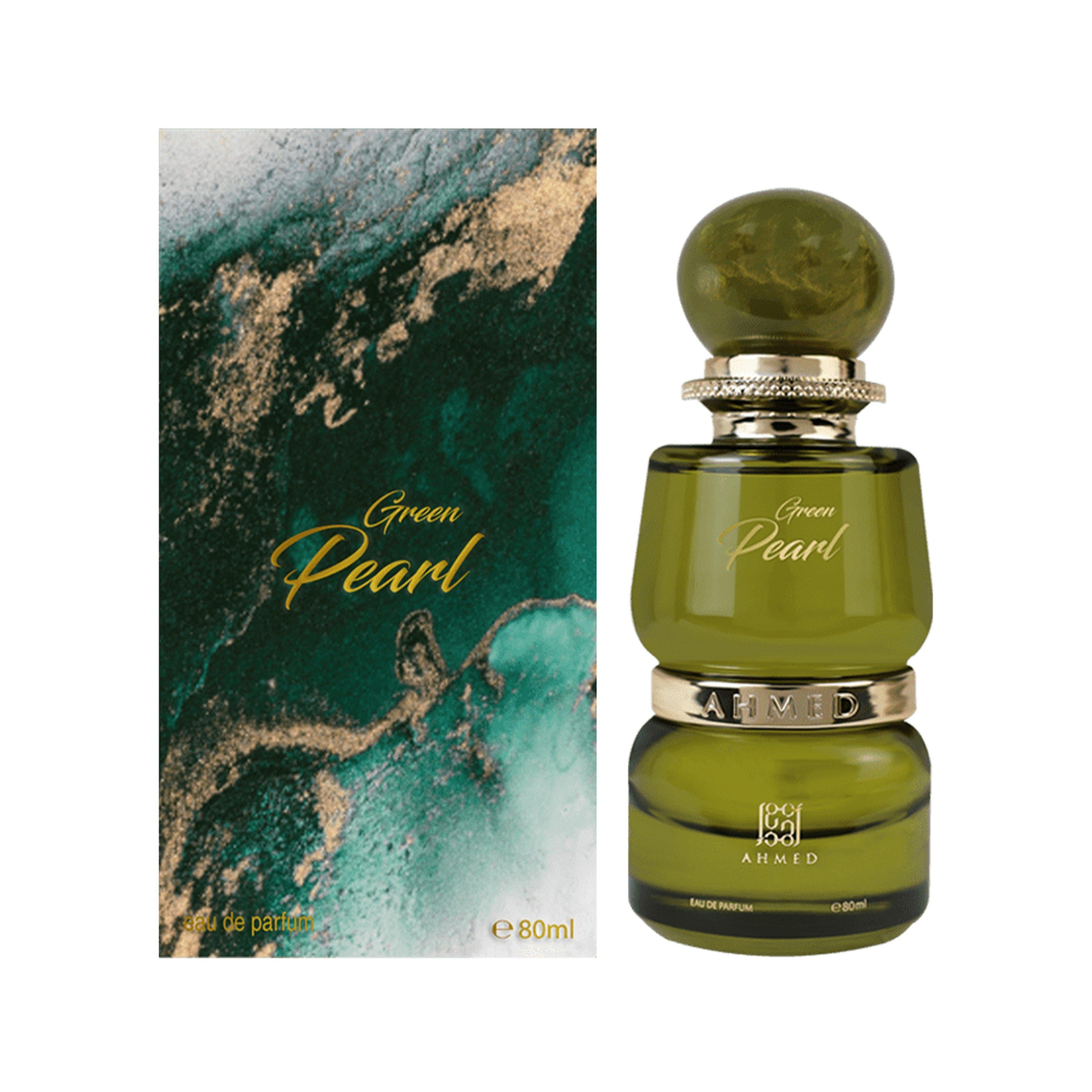 Ahmed Al Maghribi Green Pearl Eau de Parfum 80ml – Fresh & Elegant Unisex Fragrance
