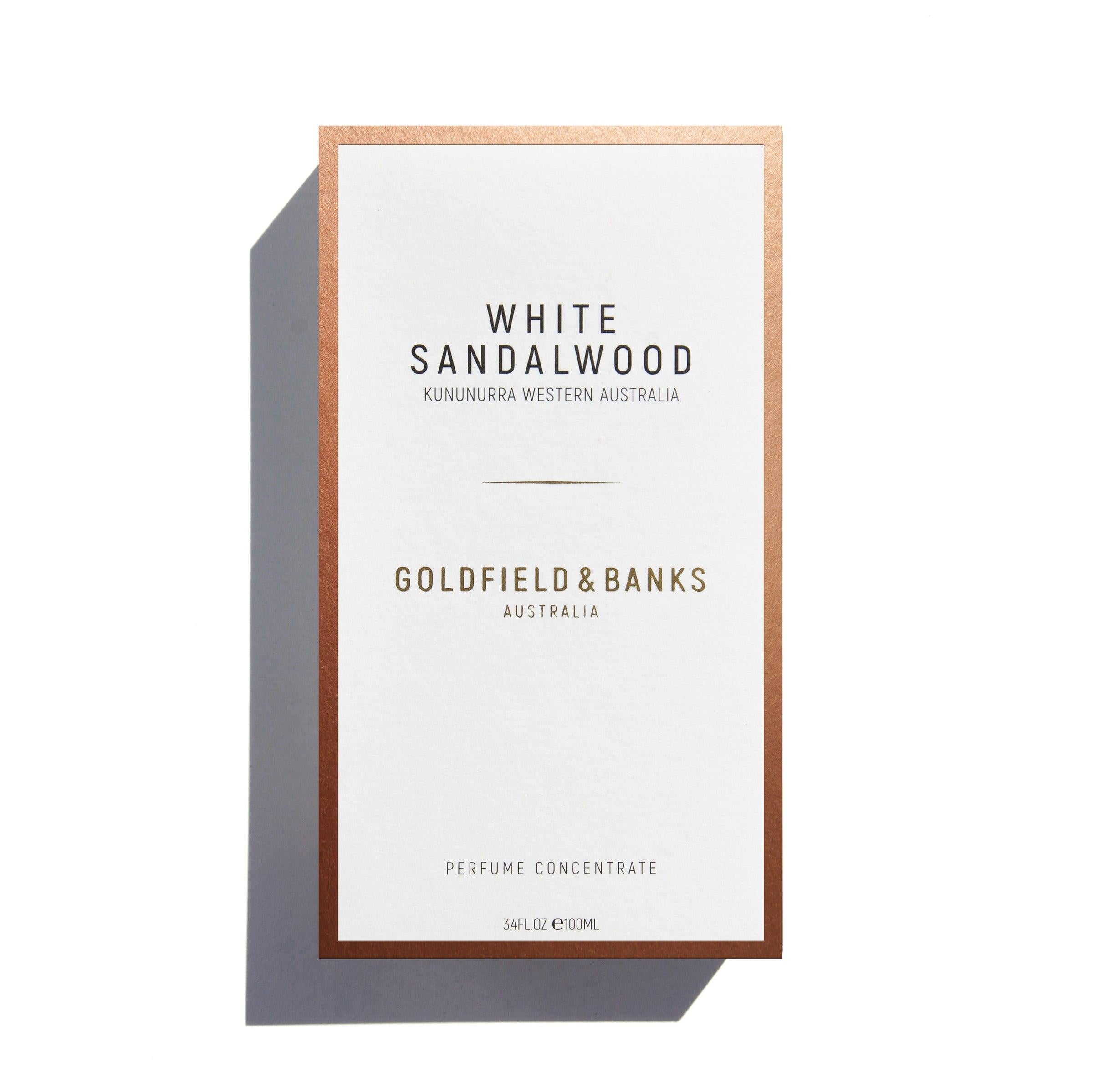 Goldfield & Banks White Sandalwood Eau de Parfum 100ml – Floriental Woody Unisex Perfume