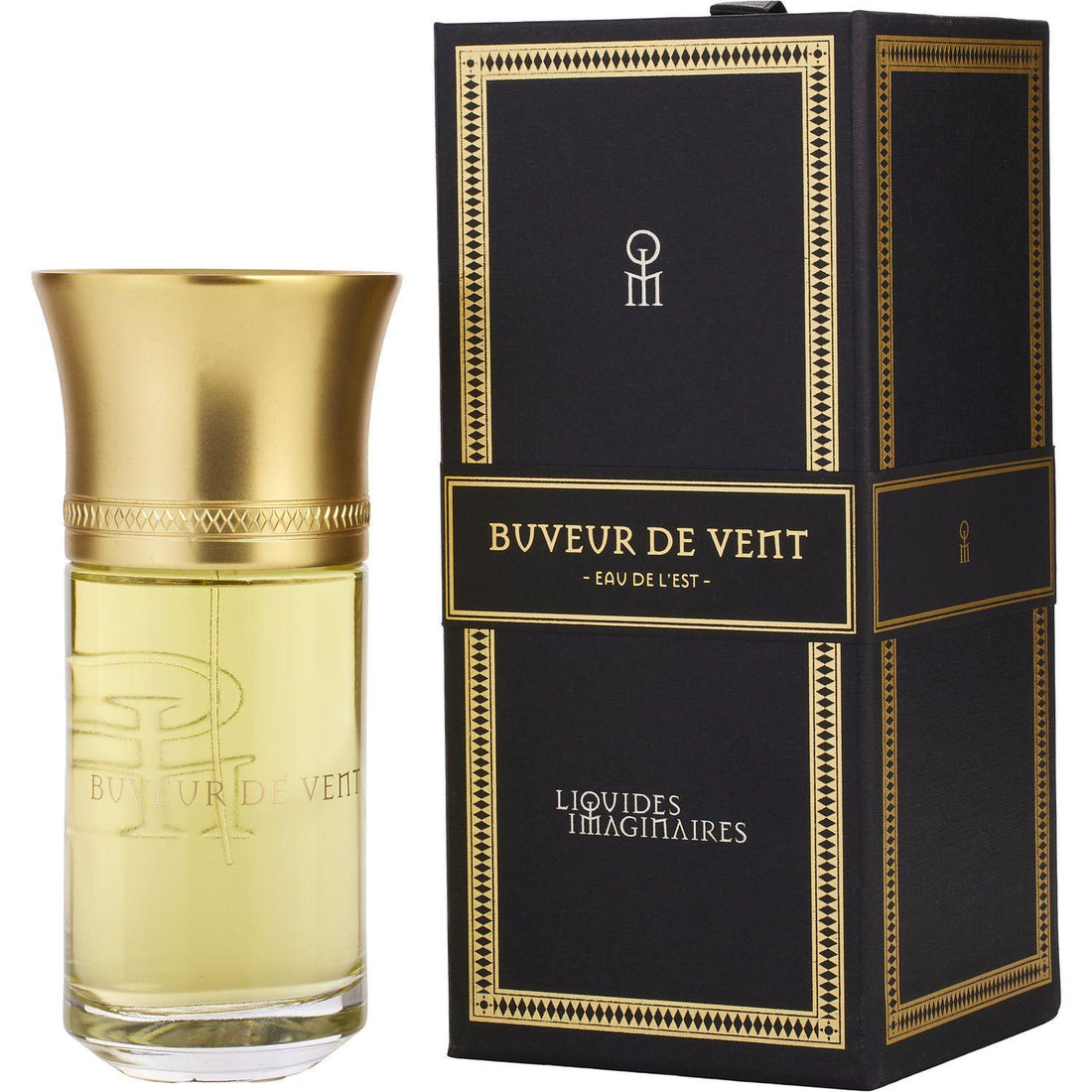 Buveur de Vent perfume bottle and packaging on a white background