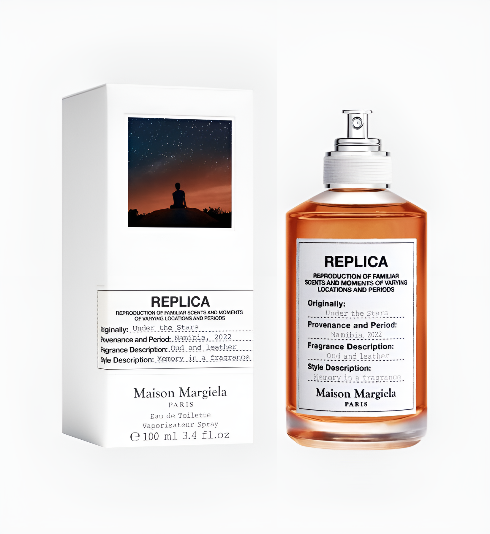 Maison Margiela Replica Under the Stars Eau de Toilette 100ml – Smoky Spicy Unisex Perfume