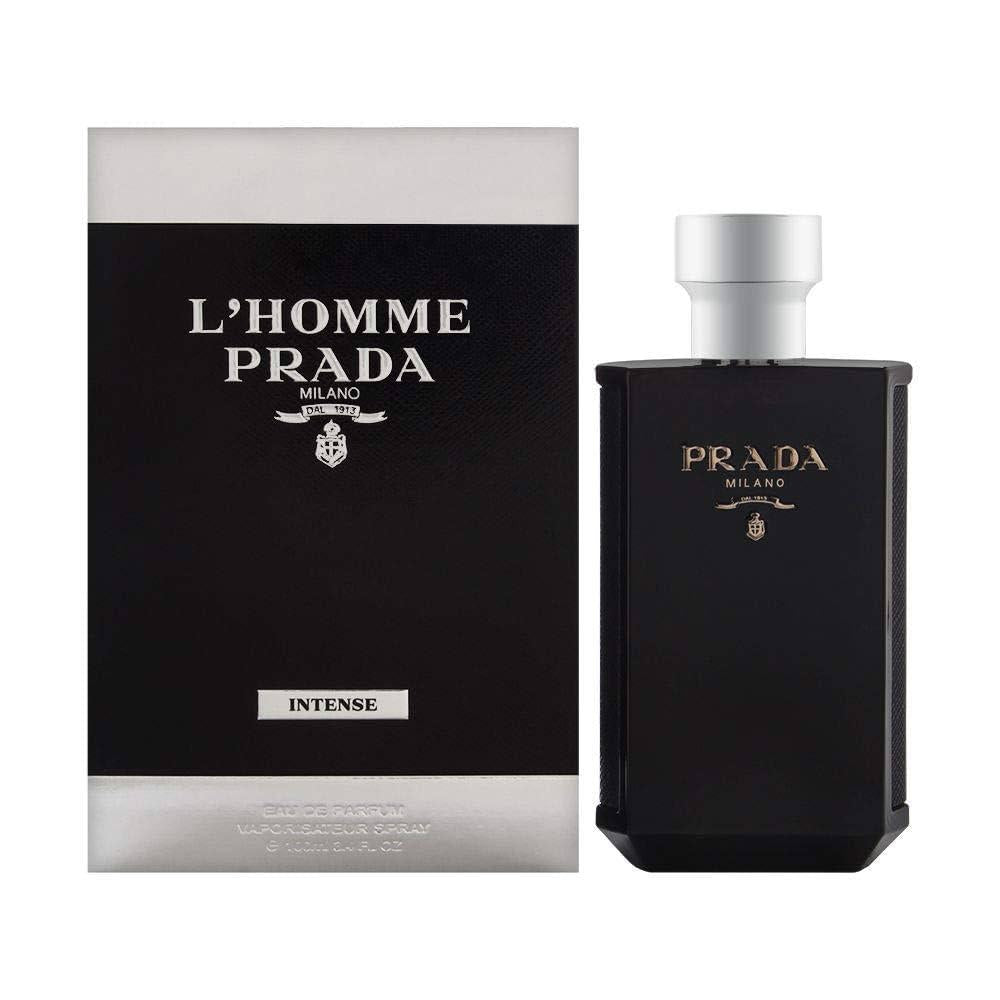 Prada L’Homme Intense Eau De Parfum 100ml for Men – Dark Iris & Leather Masculine Scent