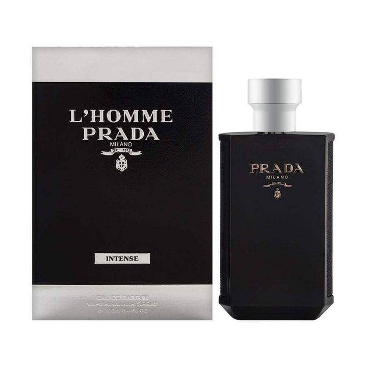 Prada L’Homme Intense Eau De Parfum 100ml for Men – Dark Iris & Leather Masculine Scent