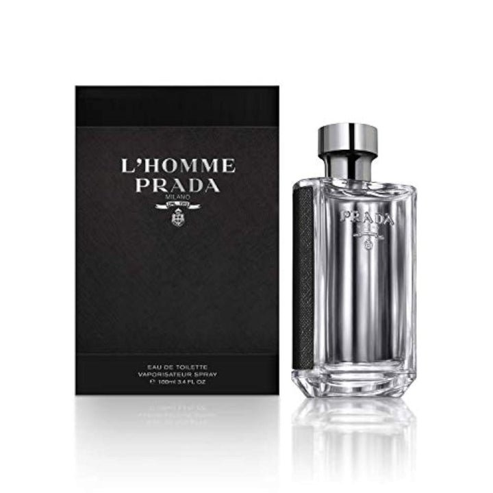 Prada L’Homme Eau De Toilette 100ml for Men – Clean Iris & Amber Daytime Scent