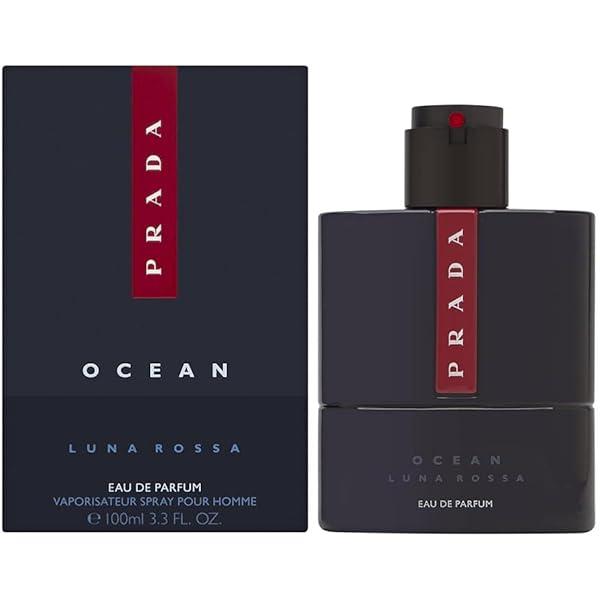 Prada Luna Rossa Black Eau De Parfum 100ml for Men – Amber, Musk & Seductive Spice