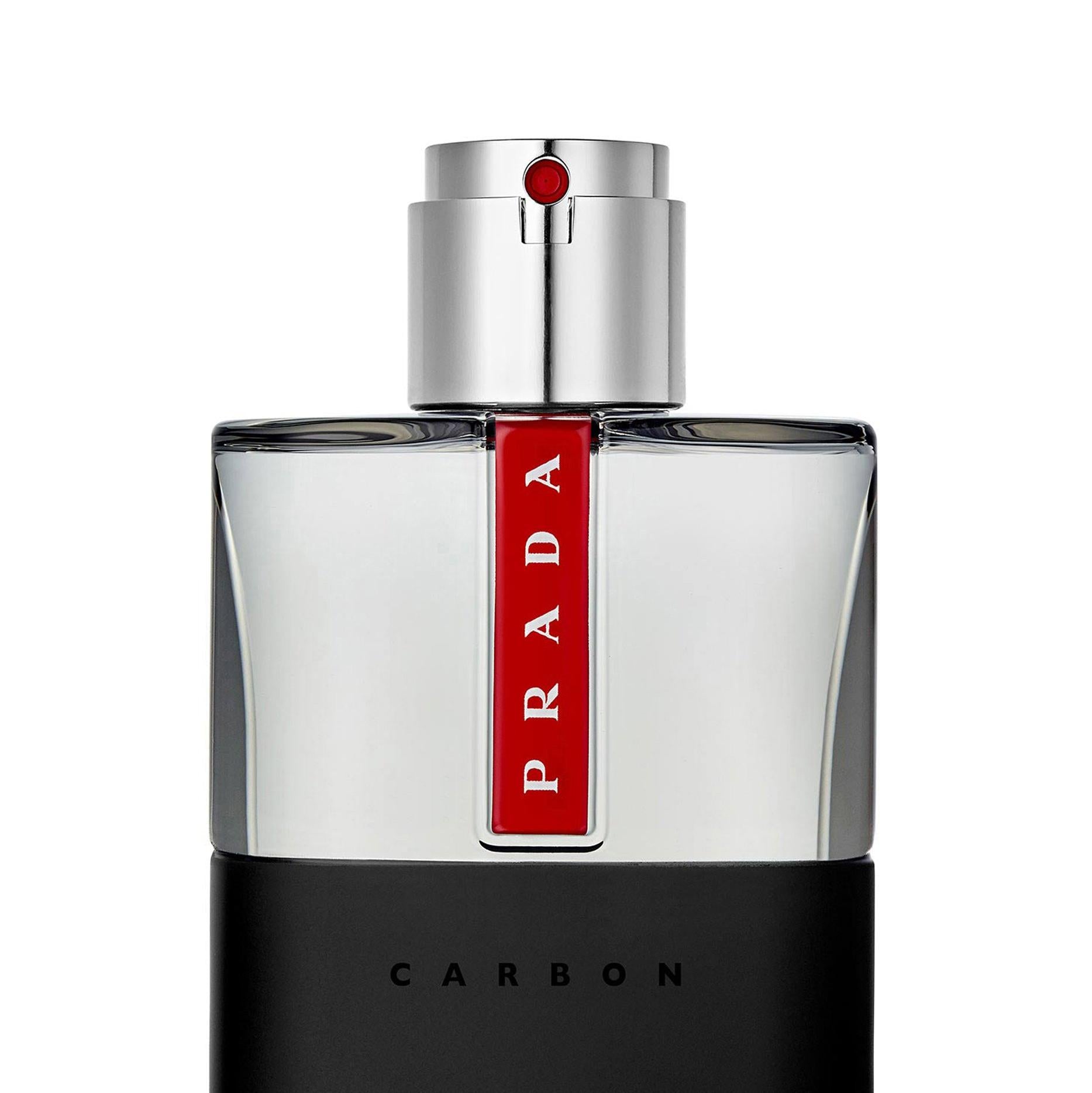 Prada Luna Rossa Carbon Eau De Toilette 100ml for Men – Fresh Lavender & Metallic Spice Scent