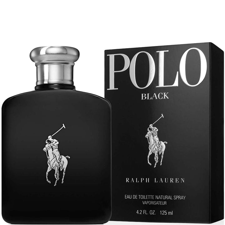 Ralph Lauren Polo Black Eau De Toilette 125ml for Men – Bold Woody Aromatic Fragrance