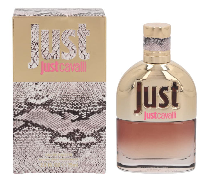 Roberto Cavalli Just Cavalli Eau De Toilette 75ml for Women – Playful Floral Creamy Scent