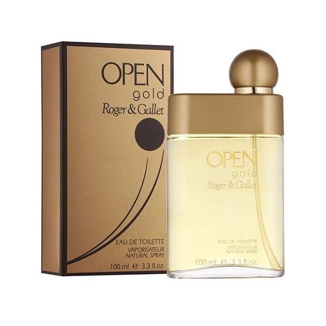 Roger & Gallet Open Gold Eau De Toilette 100ml for Men – Fresh Citrus Aromatic Scent