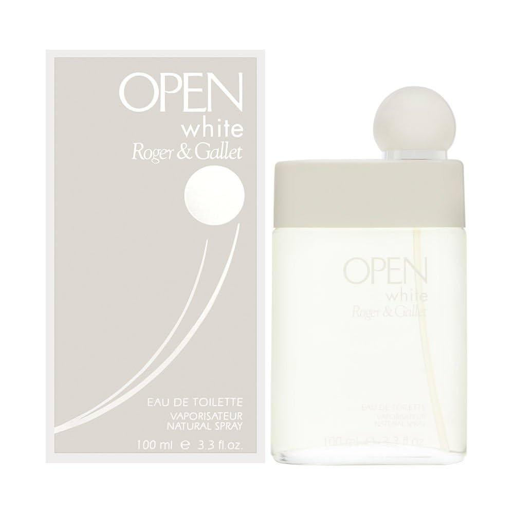 Roger & Gallet Open White Eau De Toilette 100ml for Men – Crisp Aromatic Citrus Scent