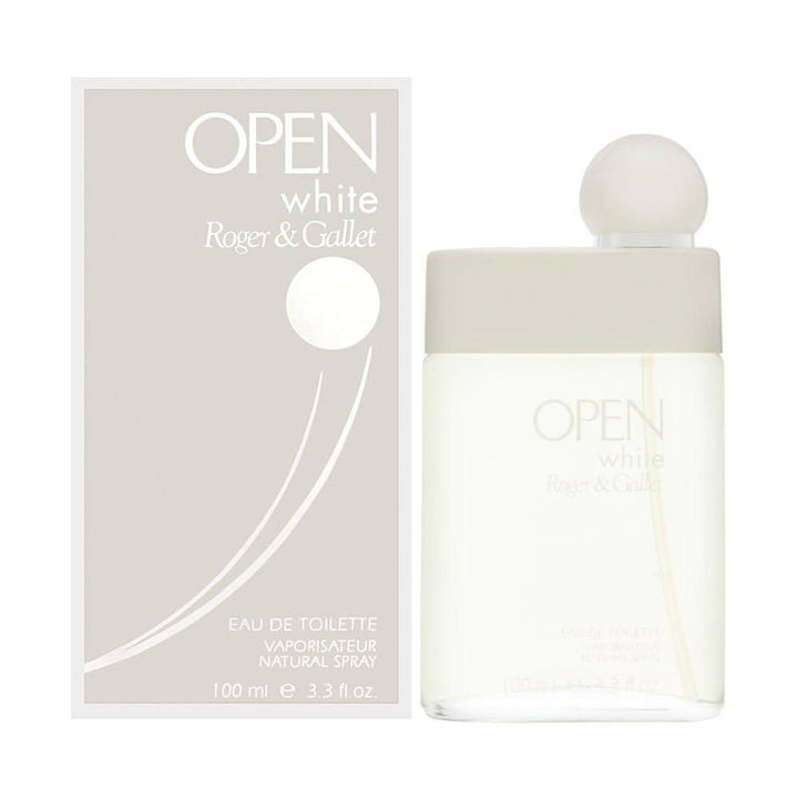 Roger & Gallet Open White Eau De Toilette 100ml for Men – Crisp Aromatic Citrus Scent