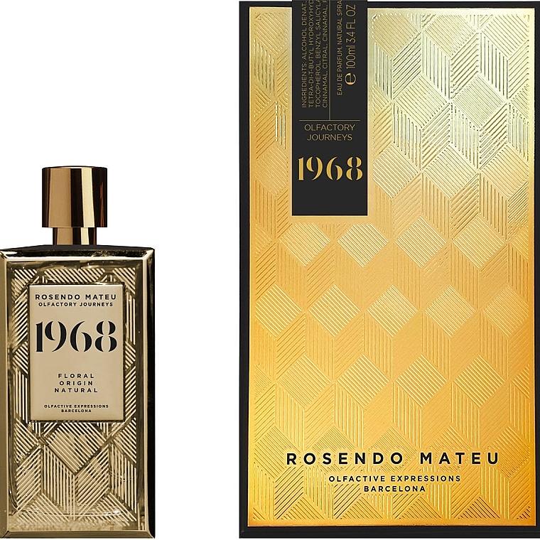 Rosendo Mateu 1968 Eau De Parfum 100ml for Unisex – Warm Amber Woody Scent