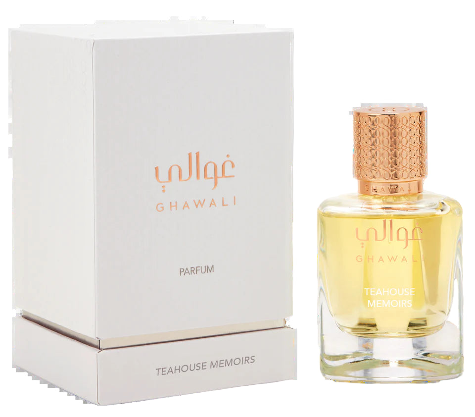 Ghawali Teahouse Memoirs Parfum 75ml – Elegant Tea-Inspired Oriental Perfume