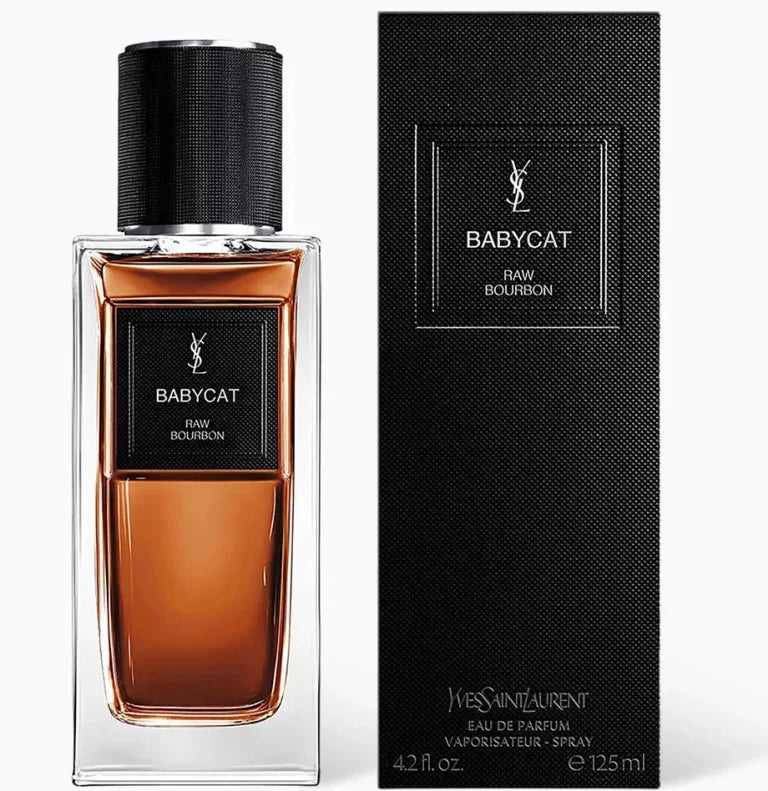 Yves Saint Laurent Babycat Raw Bourbon Eau de Parfum 125 ml – Unisex Vanilla Suede Fragrance