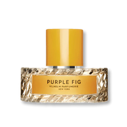 Perfume bottle labeled 'Purple Fig' by Vilhelm Parfumerie on a white background