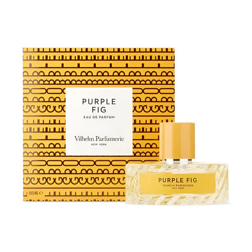 Vilhelm Parfumerie Purple Fig eau de parfum with packaging on a white background