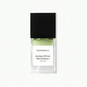 Bohoboco Eucalyptus Patchouli Extrait de Parfum 50ml - Perfume box with bottle.