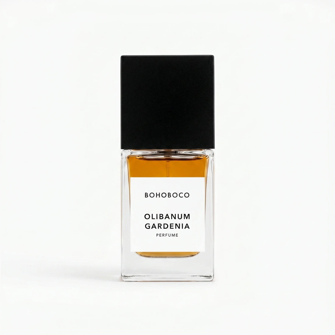 Bohoboco Olibanum Gardenia Extrait de Parfum 50ml - Perfume box with bottle.