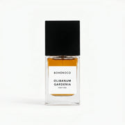 Bohoboco Olibanum Gardenia Extrait de Parfum 50ml - Perfume box with bottle.