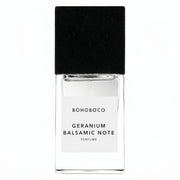 Bohoboco Geranium Balsamic Note Extrait de Parfum 50ml - Perfume box with bottle.