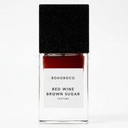 Bohoboco Red Wine Brown Sugar Extrait de Parfum 50ml - Perfume box with bottle.