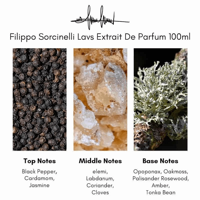 Filippo Sorcinelli LAVS Extrait de Parfum 100ml