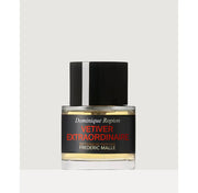 Perfume bottle labeled 'Vetiver Extraordinaire' by Frederic Malle on a white background