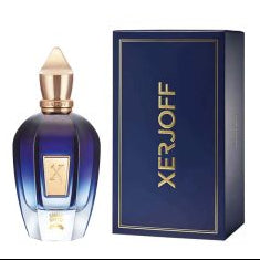 Xerjoff perfume bottle and packaging on a white background